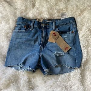 Levi’s High Rise Jean Shorts
